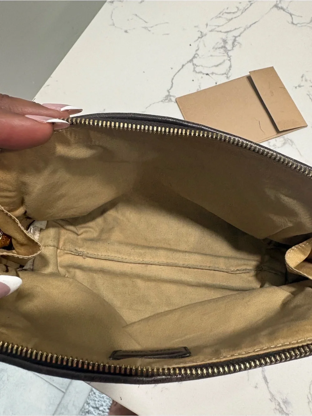 Bottega Veneta Dark Brown pouch